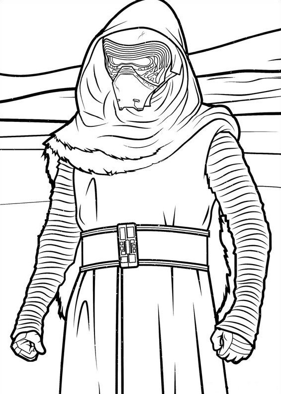 Kylo Ren Coloring Coloring Pages